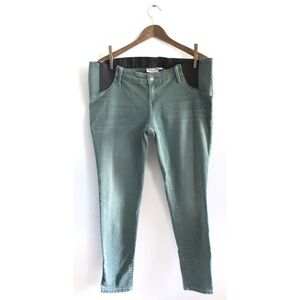 Isabel Maternity Ingrid & Isabel Green Skinny Jeans 12 31